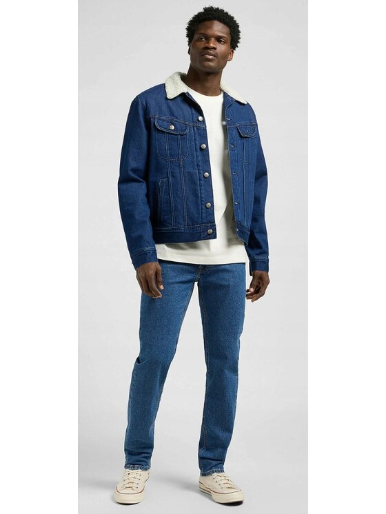 Lee Lee Jeansy Daren Zip Fly Niebieski Regular Fit
