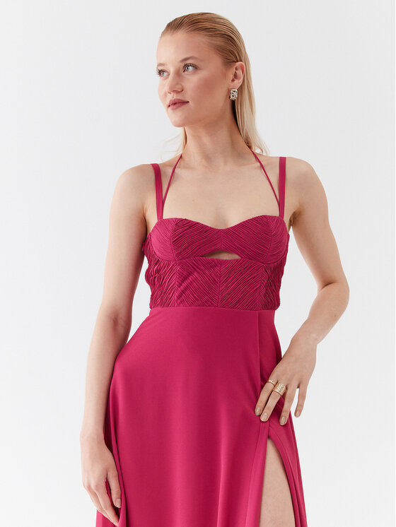 Patrizia Pepe Patrizia Pepe Koktel haljina 2A2521/A248-M447 Ružičasta Regular Fit