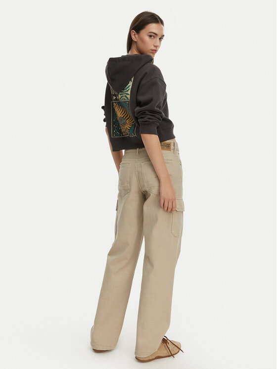 Billabong Billabong Світшот Lost Mind EBJSF00183 Сірий Cropped Fit