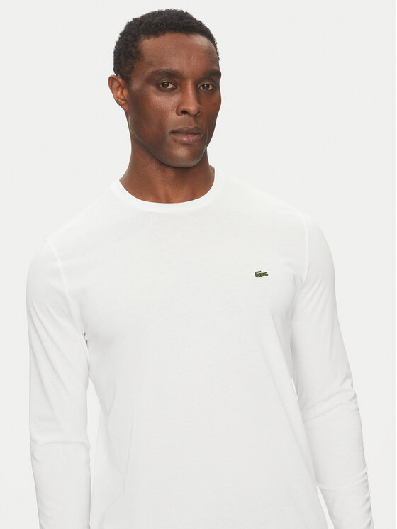 Lacoste Lacoste Majica dugih rukava TH6712 Bijela Regular Fit