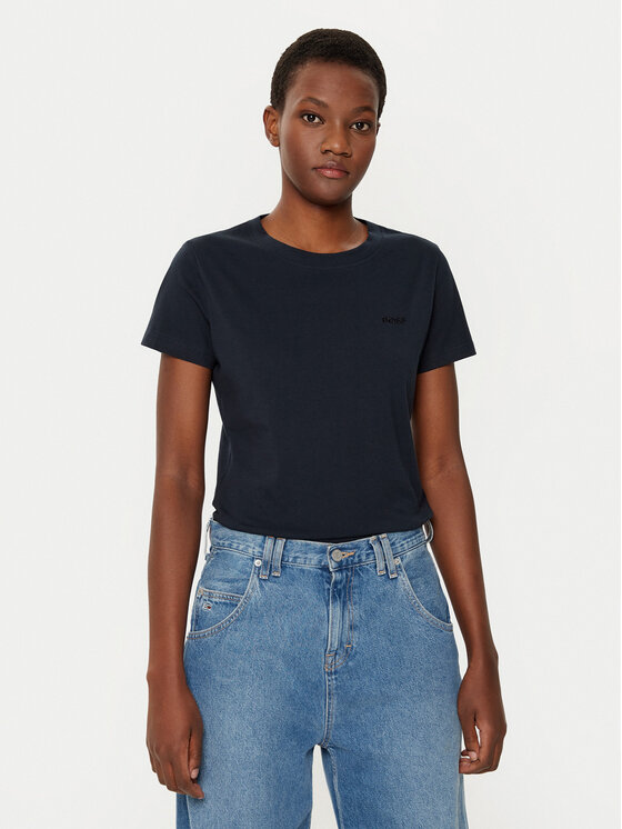 BOSS BOSS Tricou C_Esogo_1 50506973 Bleumarin Slim Fit