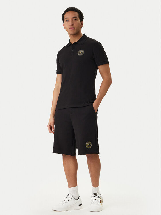Versace Jeans Couture Versace Jeans Couture Pantaloni scurți sport 80GADT03 CF01T Negru Regular Fit