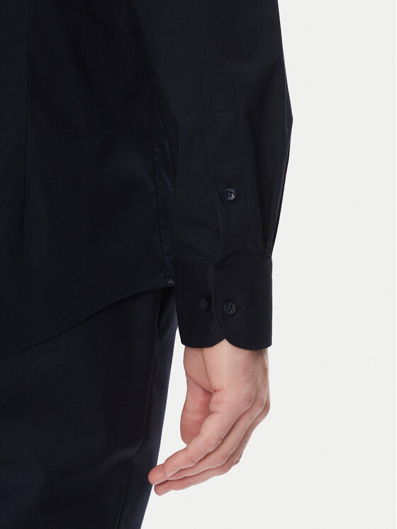 Tommy Hilfiger Tommy Hilfiger Koszula MW0MW39279 Granatowy Slim Fit