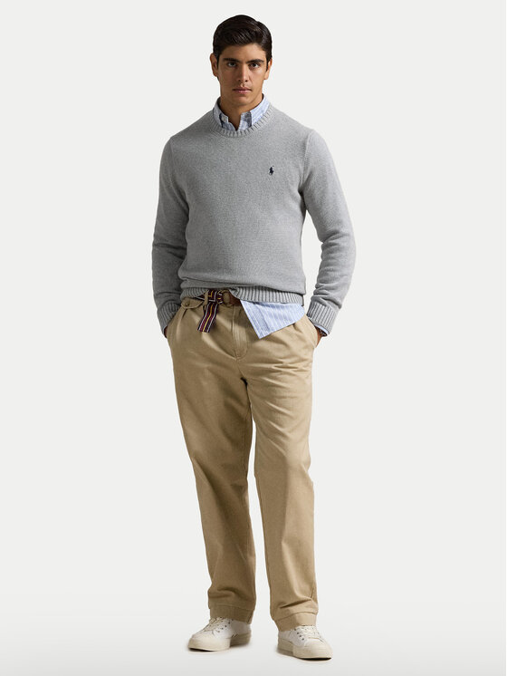 Polo Ralph Lauren Polo Ralph Lauren Sveter 710810846004 Sivá Regular Fit
