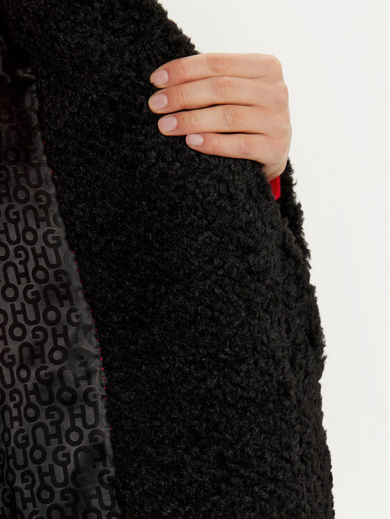 HUGO Hugo Fellmantel Malite-1 50523262 Schwarz Oversize