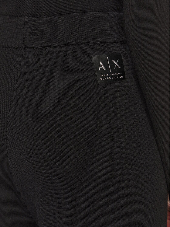 Armani Exchange Armani Exchange Трикотажні штани XW000050 AF10352 UC001 Чорний Regular Fit