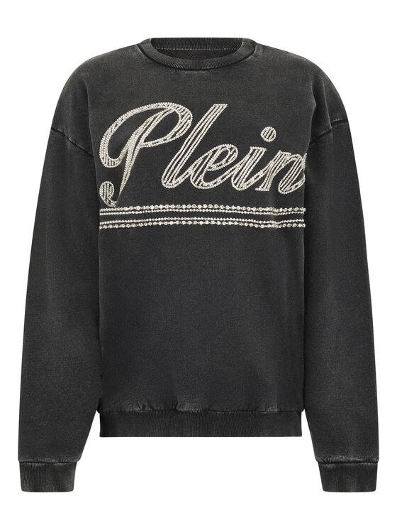 PHILIPP PLEIN PHILIPP PLEIN Bluza 29016 Czarny Regular Fit