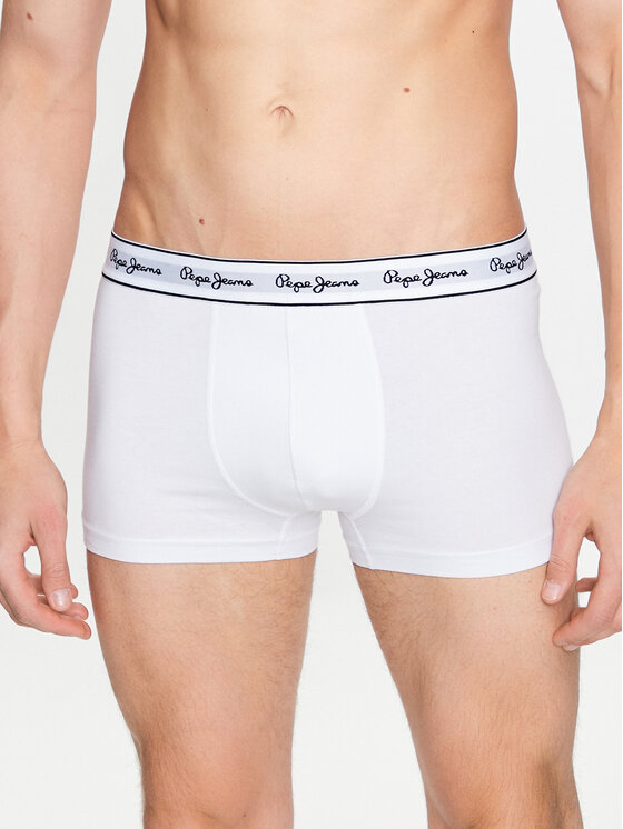 Pepe Jeans Pepe Jeans Komplektas: 3 poros trumpikių Pepe Tk 3P PMU10975 Balta
