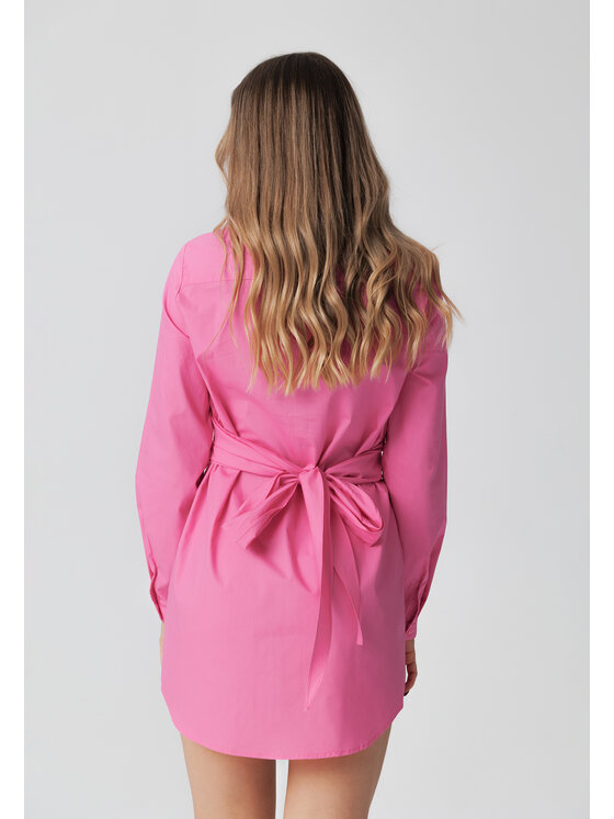 LAURELLA LAURELLA Každodenné šaty 4SS010 Ružová Regular Fit