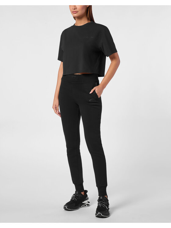 Plein Sport Plein Sport T-Shirt 10175 Czarny Regular Fit