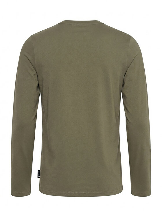 Ombre Ombre S dlouhým rukávem L171 Khaki Regular Fit