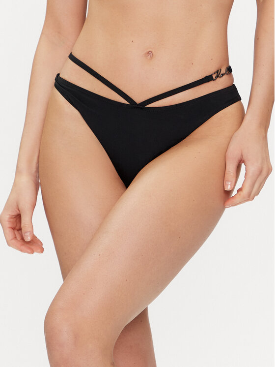 KARL LAGERFELD Bikini apakšdaļa 241W2202 Melns