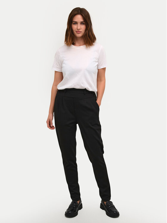 Kaffe Kaffe Παντελόνι υφασμάτινο Jenny 10508651 Μαύρο Regular Fit