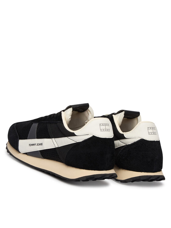 Tommy Jeans Tommy Jeans Snīkeri Retro Runner Archive Open Mesh EM0EM01715 Melns