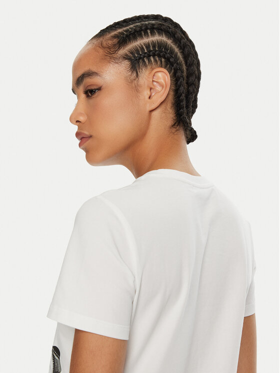 Fracomina Fracomina T-Shirt FR24WT3004J40108 Λευκό Regular Fit