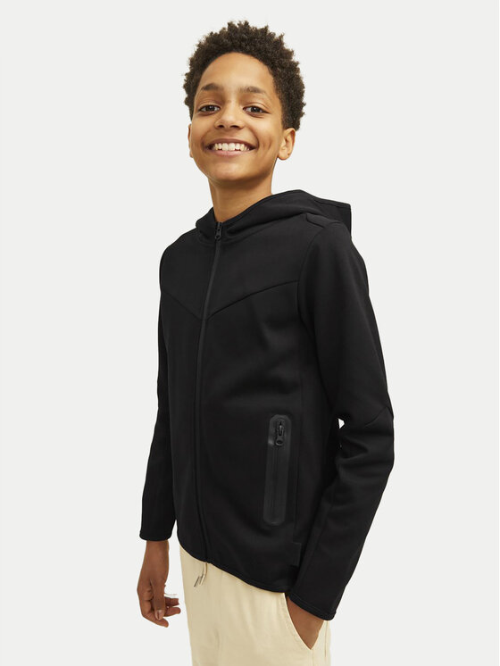 Jack&Jones Junior Jack&Jones Junior Majica dugih rukava Fusion 12263334 Crna Regular Fit