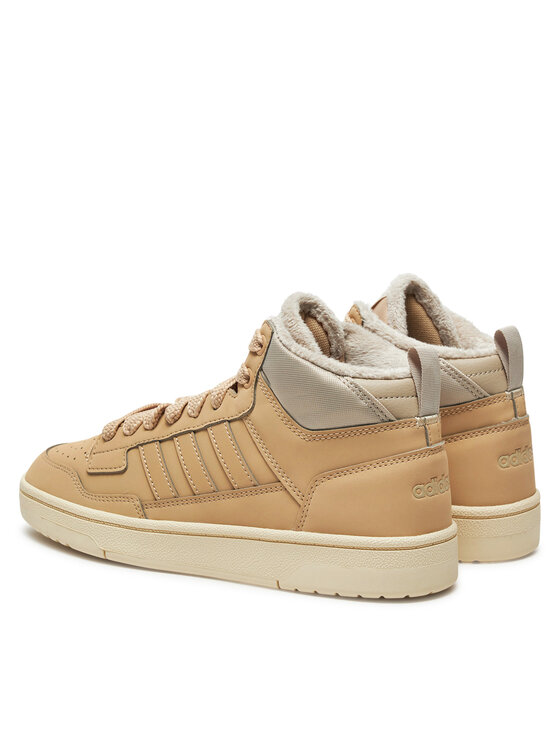 adidas adidas Sneakersy Rapid Court Mid Winterized JR2803 Beżowy