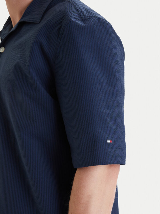 Tommy Hilfiger Tommy Hilfiger Koszula MW0MW42645 Granatowy Regular Fit