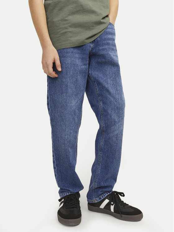 Jack&Jones Junior Jeans Hlače Clark 12204021 Modra Regular Fit