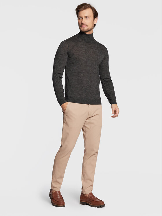 BOSS Boss Dolčevita Musso-P 50468262 Siva Slim Fit
