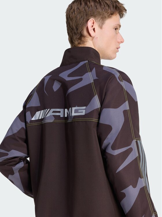 adidas adidas Wiatrówka 162975 Brązowy Loose Fit