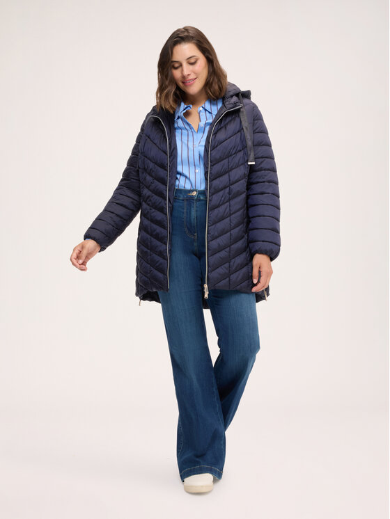 Fiorella Rubino Fiorella Rubino Giubbotto piumino F023T001562N034 Blu Over Fit
