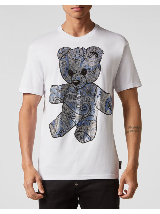 PHILIPP PLEIN PHILIPP PLEIN Tričko 1099 Biela Regular Fit