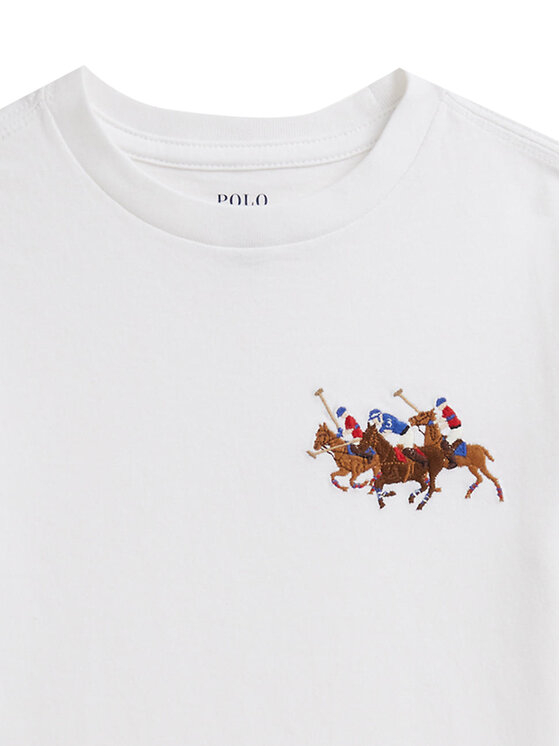 Polo Ralph Lauren Polo Ralph Lauren Tricou 322A95734001 Alb Regular Fit