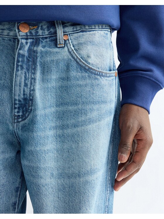 Wrangler Wrangler Jeansy FRONTIER Niebieski Loose Fit