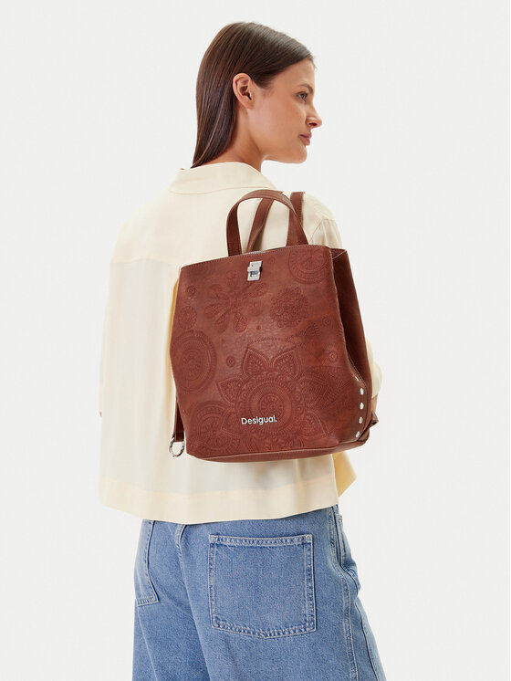Desigual Desigual Nahrbtnik Dejavu Sumy Mini 25SAKP02 Rjava
