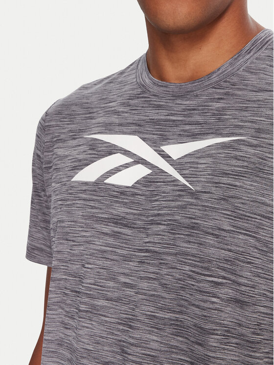 Reebok Reebok T-Shirt Vector Standard RK25179CCM Szary Regular Fit