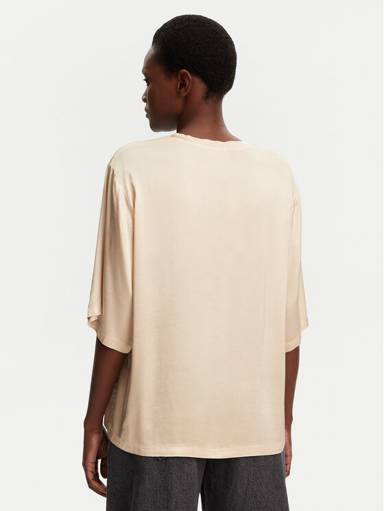 ViCOLO ViCOLO Majica TD0013 Bež Relaxed Fit