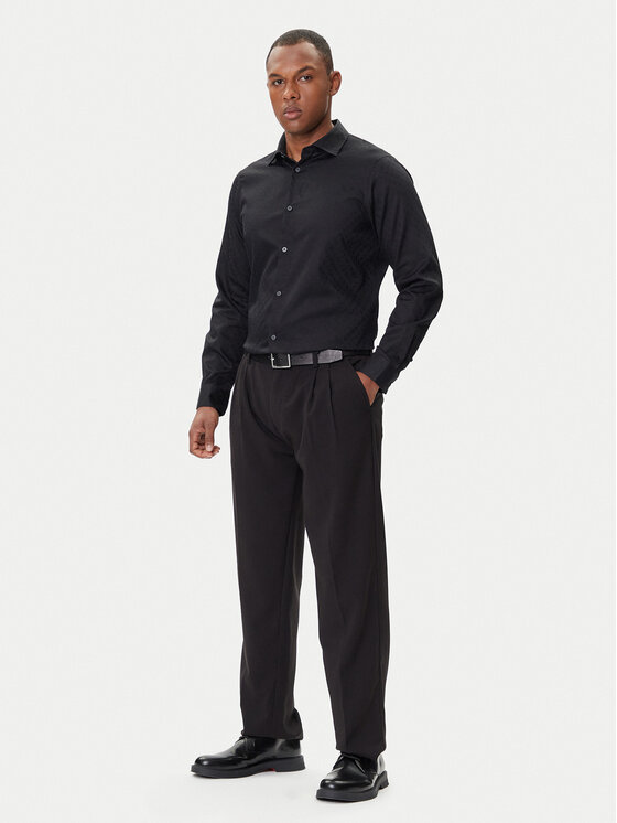 Armani Exchange Armani Exchange Košulja XM001142 AF13131 FC022 Crna Regular Fit
