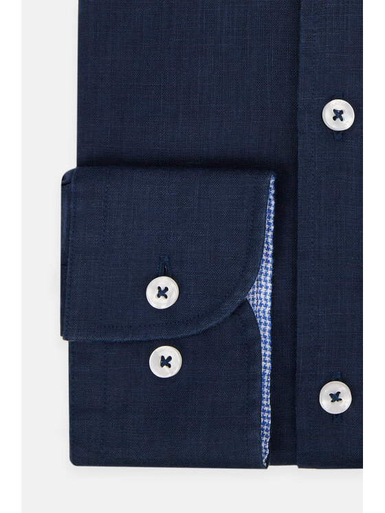Lancerto Lancerto Koszula Julie KO073123000022 Granatowy Slim Fit