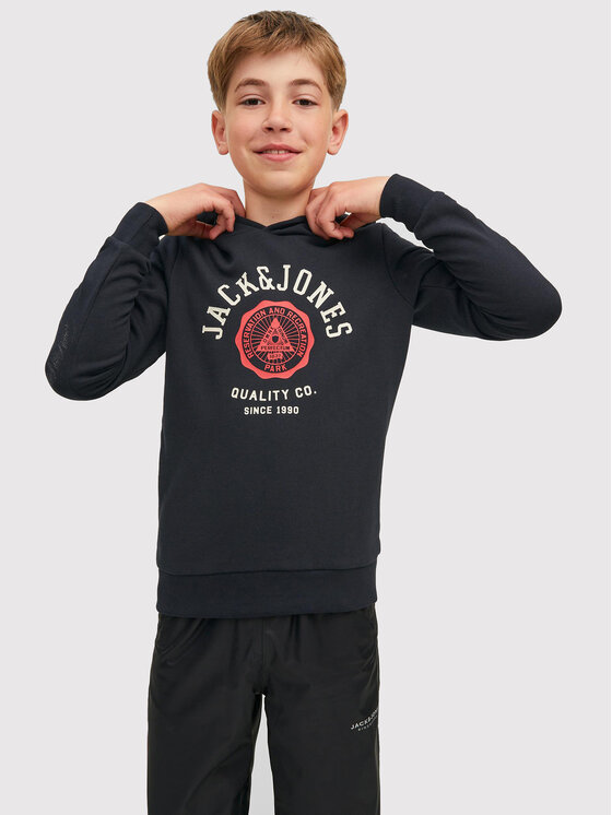 Jack&Jones Junior Jopa Logo 12212287 Črna Regular Fit