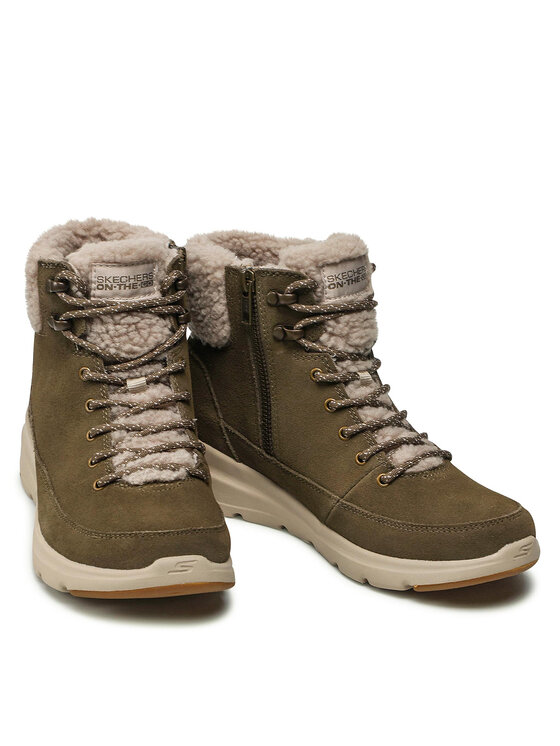 Skechers Skechers Trzewiki Glacial Ultra 16677/OLV Zielony