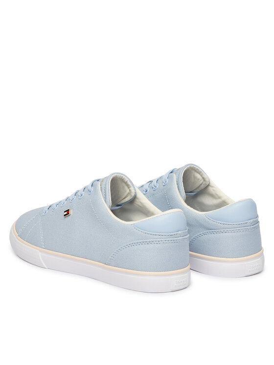 Tommy Hilfiger Tommy Hilfiger Teniszcipő Th Low Profile Vulc Canvas FW0FW09102 Kék