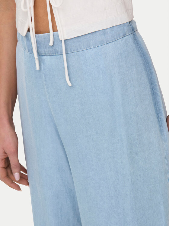 ONLY ONLY Панталони тип кюлоти Charis 15337936 Син Wide Leg