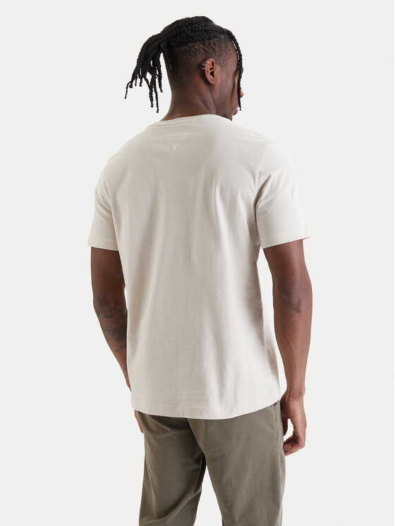 Tommy Hilfiger Tommy Hilfiger Tričko Ess Seasonal MW0MW39995 Béžová Regular Fit