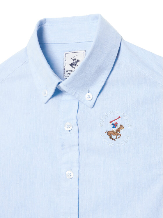Beverly Hills Polo Club Beverly Hills Polo Club Сорочка P-SS26B-SH0152 Світло-синій Regular Fit
