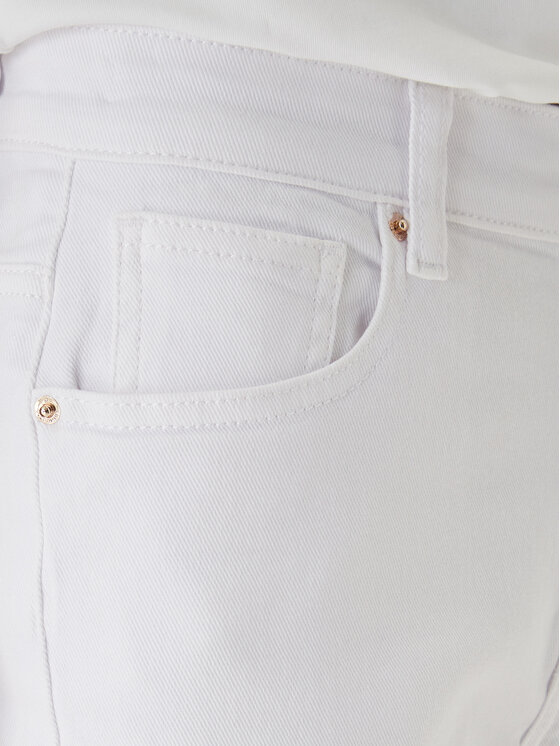 Fracomina Fracomina Jeans hlače FP26SVD005W61501 Bela Slim Fit