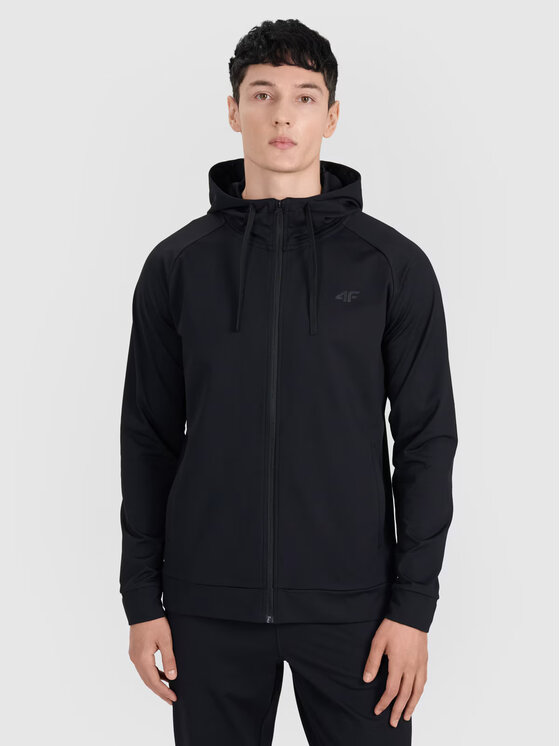 4F 4F Felpa tecnica 4FWMM00TFSWM654-20S Nero Regular Fit