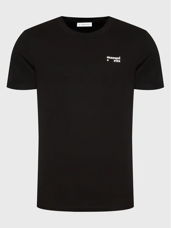Manuel Ritz T-Shirt 3332M552 223848 Schwarz Regular Fit