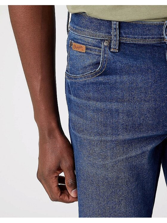 Wrangler Wrangler Jeansy TEXAS SLIM Niebieski Slim Fit
