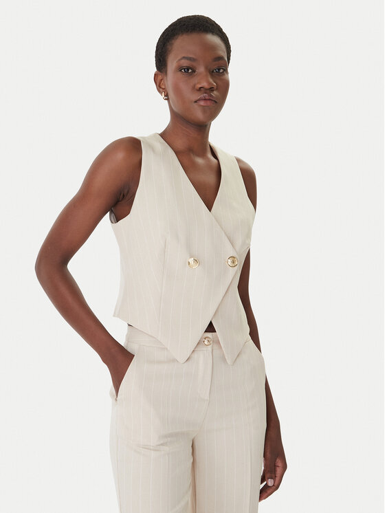 Artigli Vestă elegantă ACGL004632 Bej Regular Fit