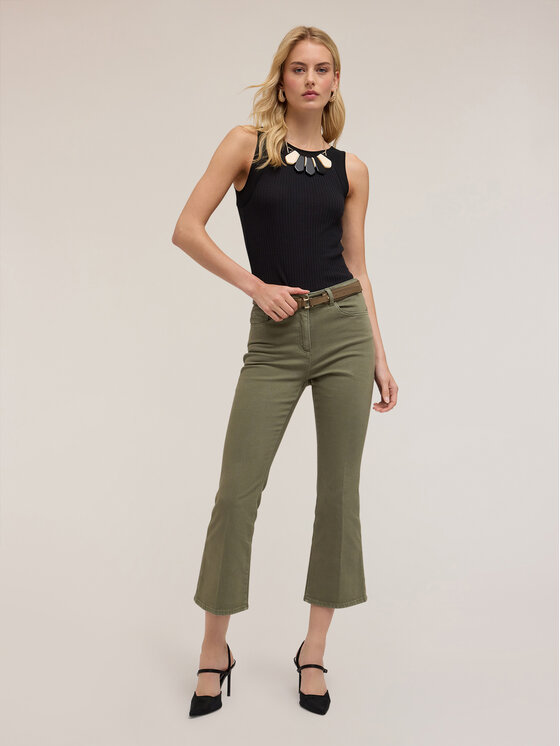 Motivi Motivi Top G292W103448N033 Czarny Slim Fit