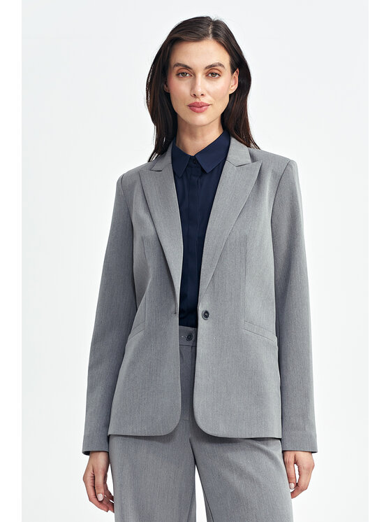 NIFE NIFE Sako Z70 Šedá Regular Fit