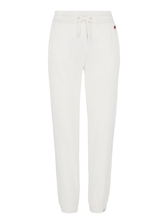 Volcano Volcano Spodnie dresowe N-ZEN Biały Regular Fit