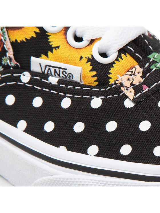 Vans noir store a pois blanc