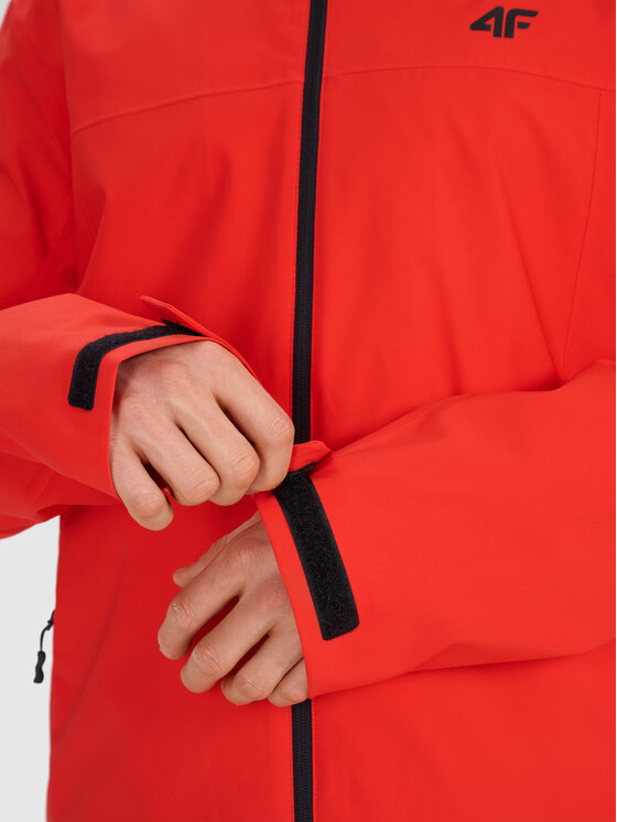 4F 4F Μπουφάν μεταβατικό 4FWSS25TTJAM703-62S Κόκκινο Regular Fit